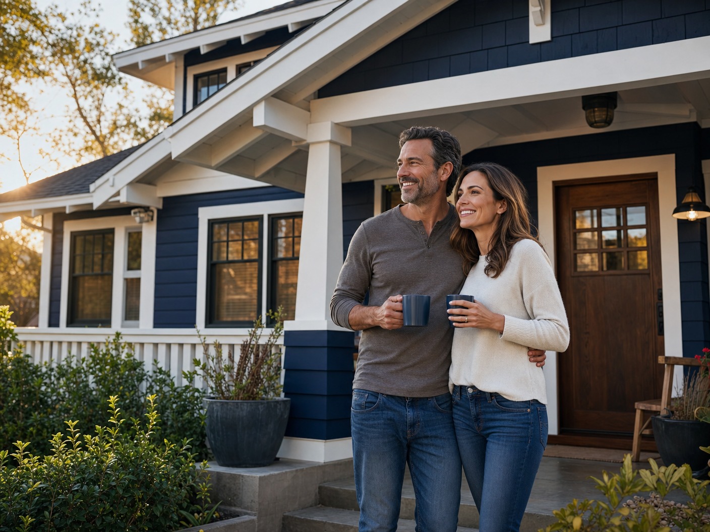 Happy San Diego homeowners